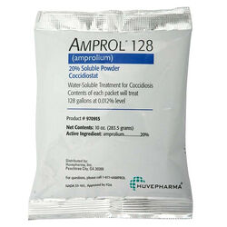 Amprol 128 Amprolium(Ampromed) 20% Soluble Powder Coccidiosis 10oz