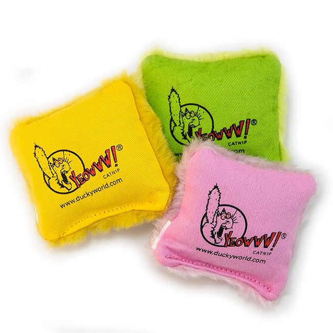 Yeowww! Catnip Pillows - Assorted Colors image number null
