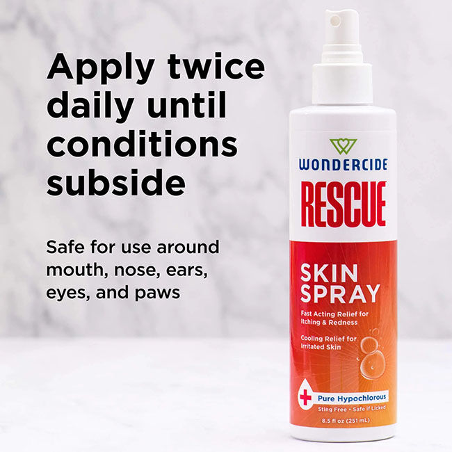 Wondercide RESCUE Skin Spray for Dogs & Cats - 8.5 oz image number null