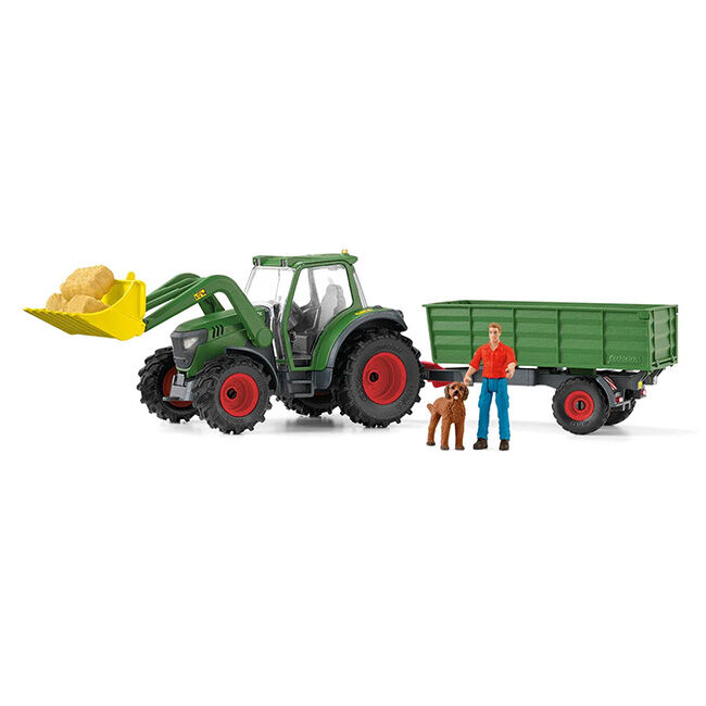 Schleich Tractor with Trailer image number null