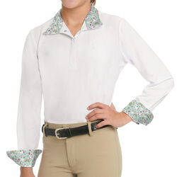 Ovation Kids' Ellie Tech Long Sleeve Show Shirt - Unicorn/Sprinkles