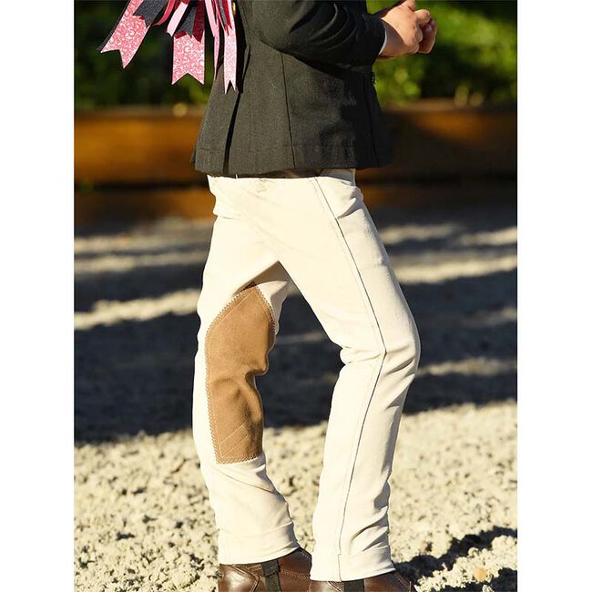 Belle & Bow Girl's Equestrian Show Jodhpurs - Tan image number null