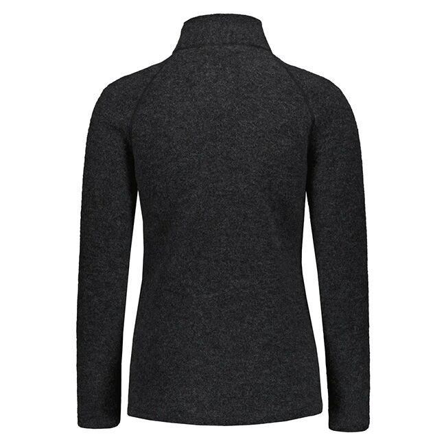 Ruskovilla Women's 100% Organic Merino Wool Fleece Jacket - Anthracite image number null
