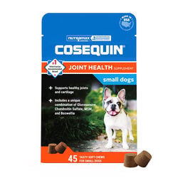Nutramax Laboratories Cosequin Minis Plus MSM & Boswellia for Small Dogs - 45 Chews
