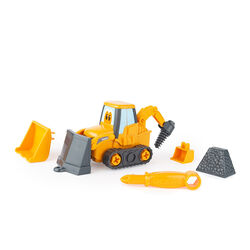 TOMY John Deere "Build-A-Buddy" Construction Backhoe Loader