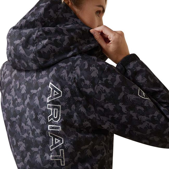 Ariat Women's Spectator Waterproof Jacket - Periscope Camo Horse image number null