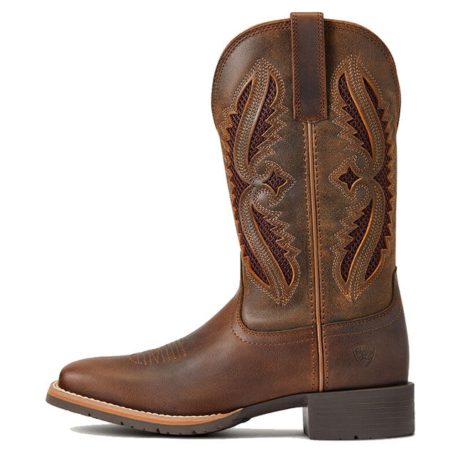 Ariat Women's Hybrid Rancher VentTEK 360 Western Boot - Distressed Tan/Truffle image number null