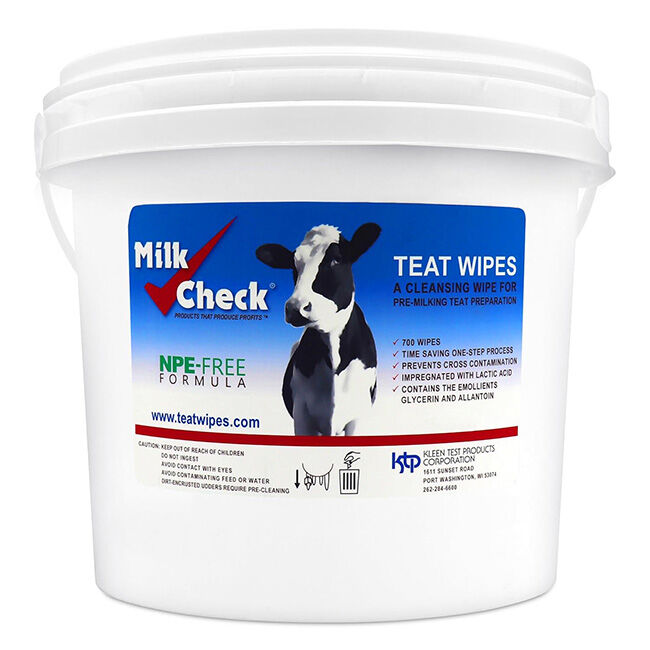 Milk Check Teat Wipes Pail image number null