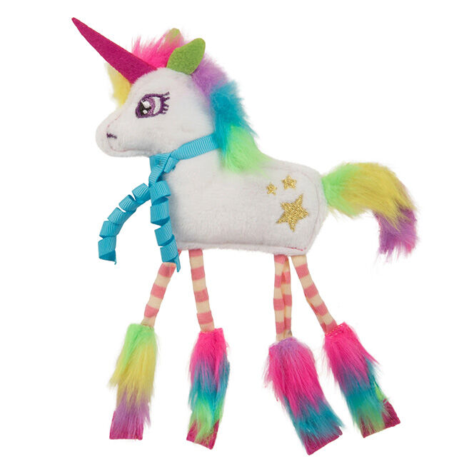 SmartyKat Dazzle Unicorn Plush Crinkle Catnip Toy image number null