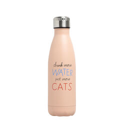 Pearhead "Drink More Water, Pet More Cats" Water Bottle