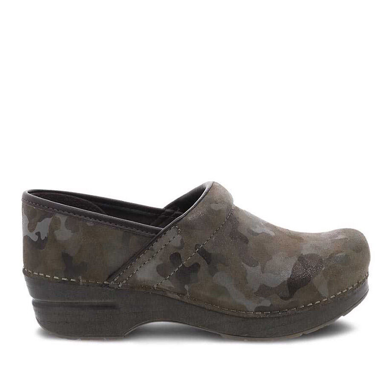 Dansko Women s Professional Suede Clog Camo Closeout