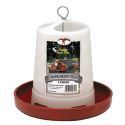 Little Giant 3lb Plastic Hanging Poultry Feeder