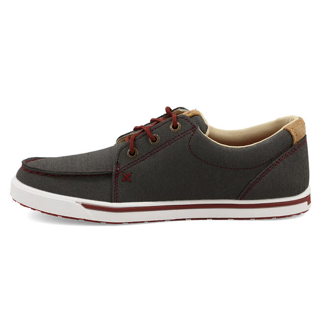 Twisted X Women's Kicks - Dark Grey/Barn Red image number null