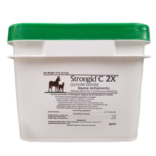 Zoetis Strongid C 2X 10lb pail image number null