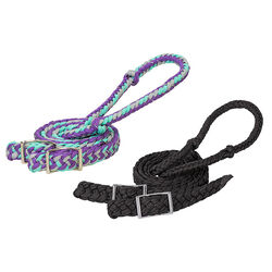 Weaver Equine Braided Nylon Barrel Reins