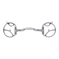 Myler Western Dee with Hooks & Low Port Comfort Snaffle MB 04