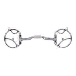 Myler Western Dee with Hooks and Low Port Comfort Snaffle MB 04