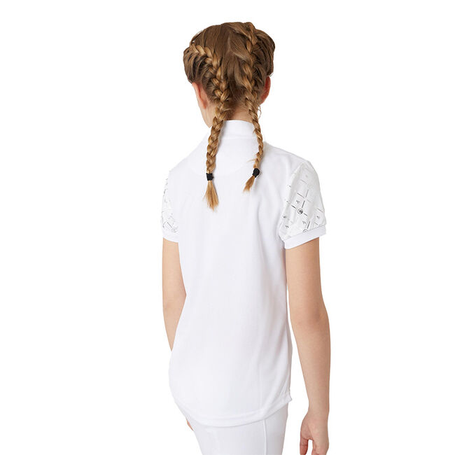 Horze Kids' Fia Training and Show Shirt - White - Closeout image number null