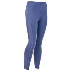 Shires Aubrion Kids' Shield Winter Riding Tights - Blue