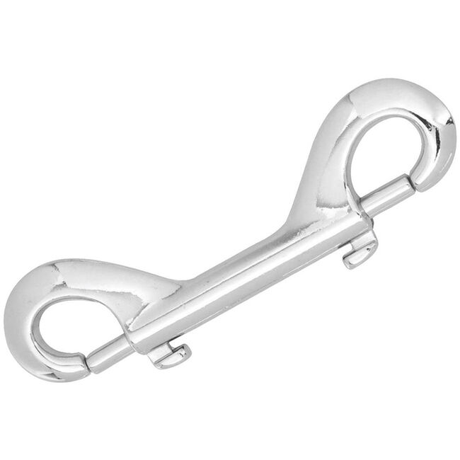 Campbell 4-5/8" Nickel-Plated Double-Ended Bolt Snap image number null