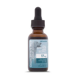 Charlotte's Web Canine CBD Oil Tincture - Unflavored - 17 mg