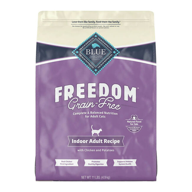 Blue Buffalo Freedom Grain-Free Indoor Cat Food - Chicken & Potatoes Recipe image number null