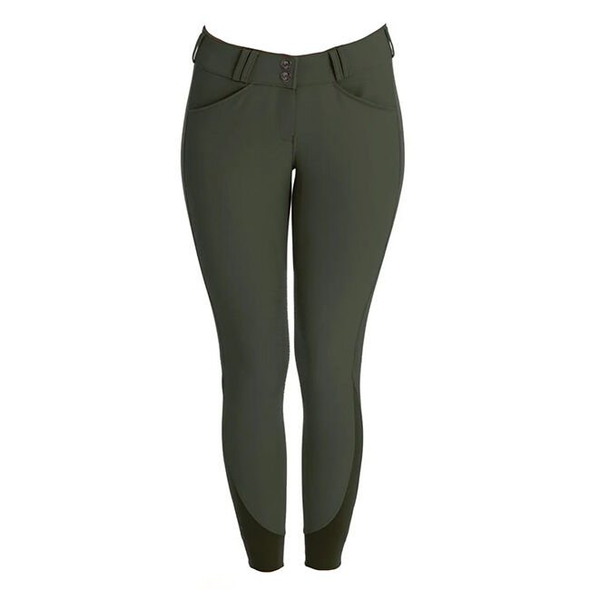 Tredstep Women's Nero II Knee Patch Breech - Olive image number null