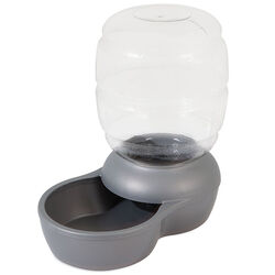 Petmate Replendish Pet Waterer with Microban - Pearl Silver Gray