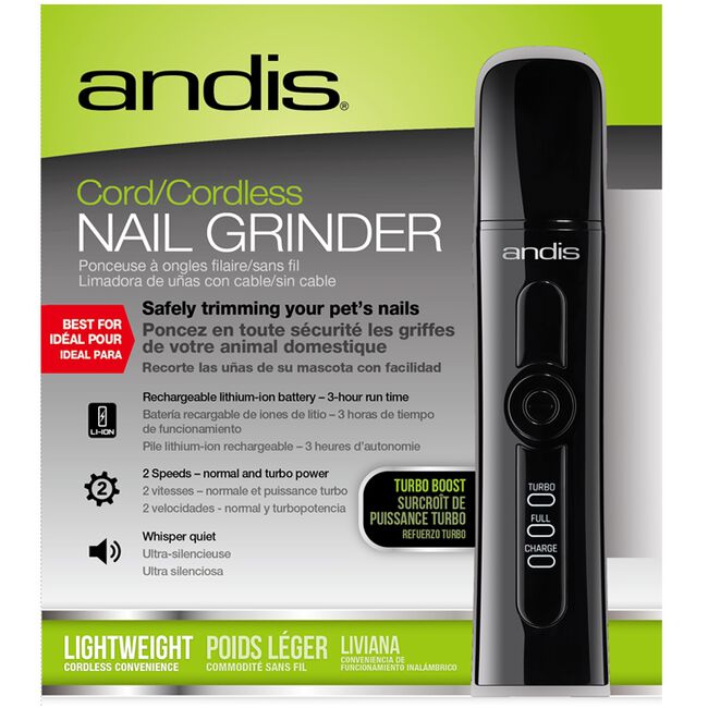 Andis Cord/Cordless Nail Grinder image number null