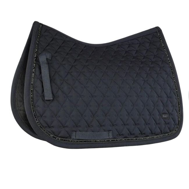 Horze Noir All Purpose Saddle Pad with Pearls The Cheshire Horse