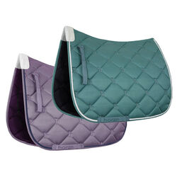 Horze Ghent Dressage Saddle Pad with Faux Fur - Closeout