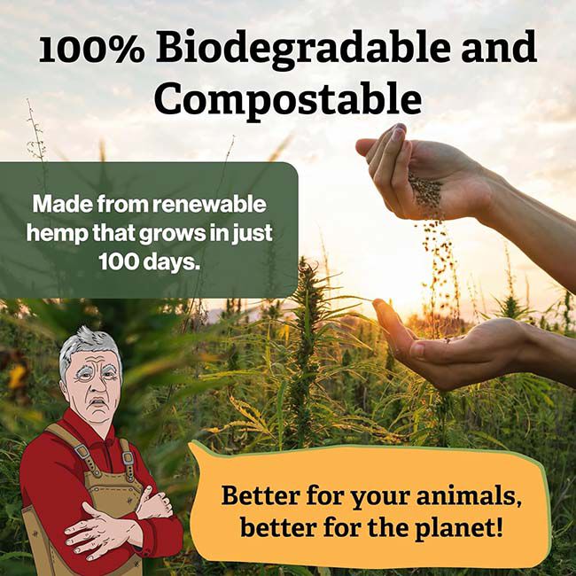 Cranky Frank Hemp Chicken Bedding - 20 lb image number null