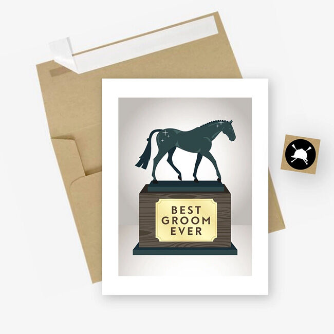 Hunt Seat Paper Co. Card - Best Groom Ever image number null