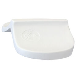 Exselle Round Cantle Riser Pad - White