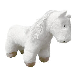 Crafty Ponies Pony & Book - White with White Mane