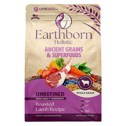 Earthborn Holistic Dog Food - Unrefined Roasted Lamb Recipe