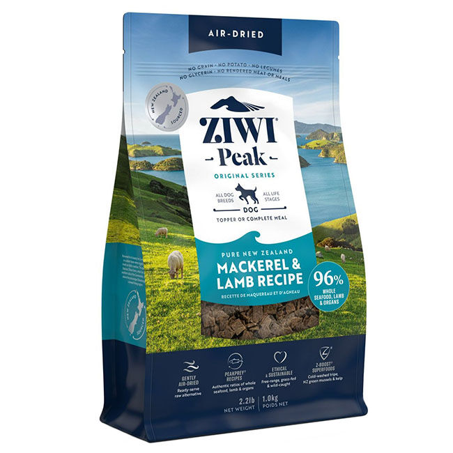 Ziwi Peak Air-Dried Dog Food - Mackerel & Lamb Recipe image number null