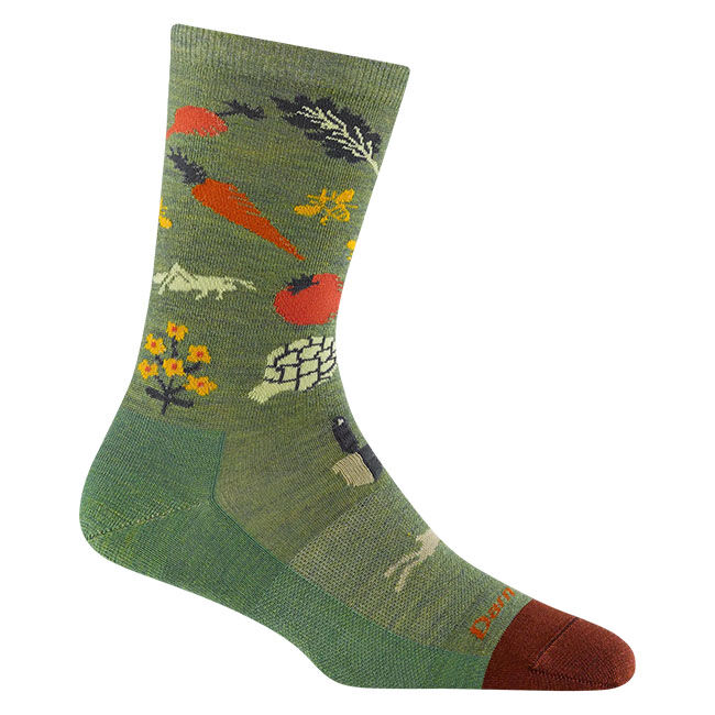 Darn Tough Women's Farmer's Market Crew Lightweight Lifestyle Sock - Willow image number null