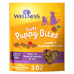 Wellness Soft Puppy Bites - Lamb & Salmon Recipe - 3 oz