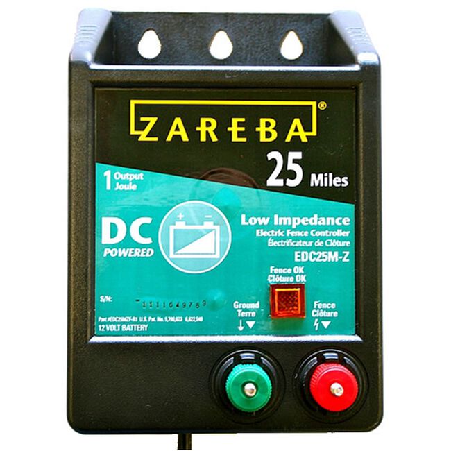 Zareba 25 Mile Battery Operated Low Impedance Charger image number null