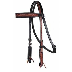 Professional's Choice Basketweave Collection Browband Headstall