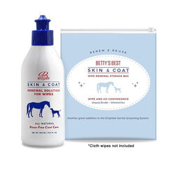 Betty's Best Skin & Coat Wipes Renewal Solution - 8 oz