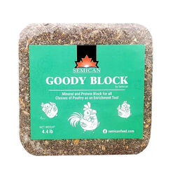 Semican Goody Block - Poultry Supplement Block - 4.4 lb