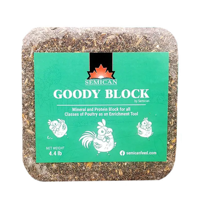 Semican Goody Block - Poultry Supplement Block - 4.4 lb image number null