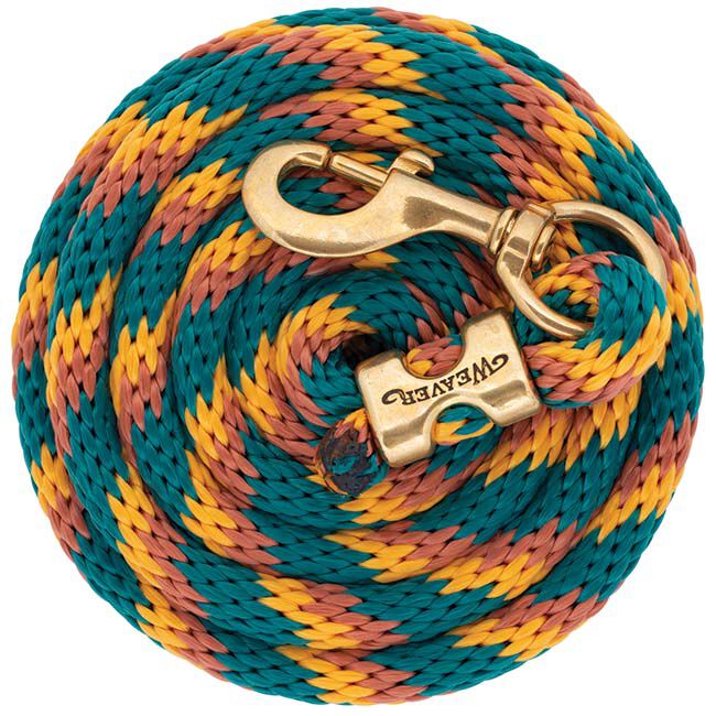 Weaver Equine Poly Lead Rope with Solid Brass 225 Snap image number null