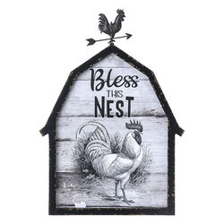 Tough1 Wood Sign - Bless This Nest