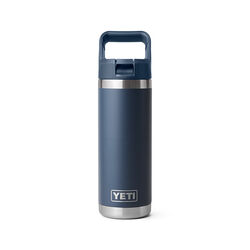 YETI Rambler 18 oz Water Bottle with Straw Cap - Navy