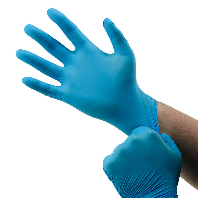 Boss Disposable Nitrile Gloves (B21041) Blue 100-Count The