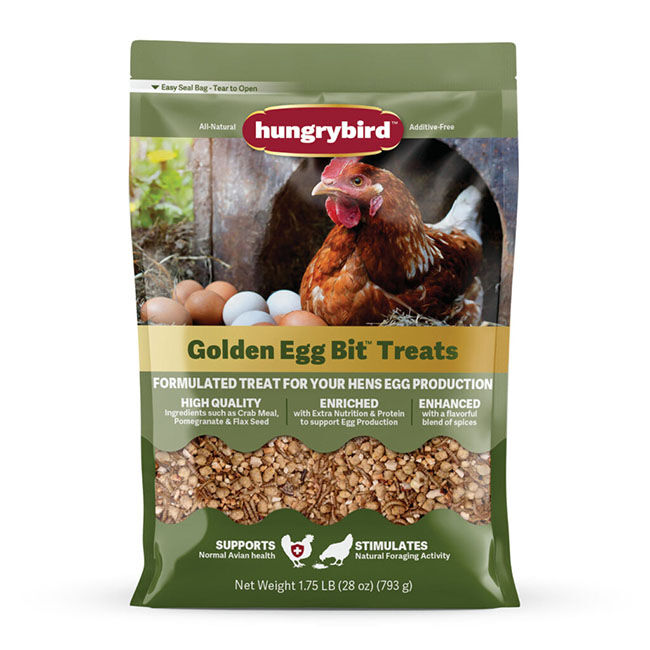 Hungrybird Hungryhen Golden Egg Bit Treats - 28 oz image number null