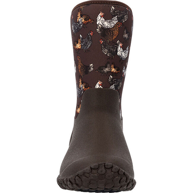 Muck Boot Company Women's Muckster II Mid Boot - Brown/Chickens image number null